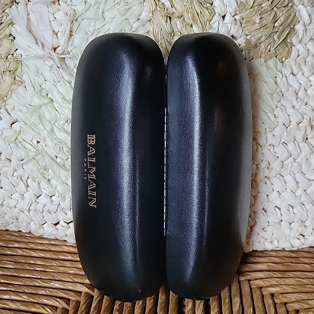 Balmain Paris, black eyeglass/sunglass hard case